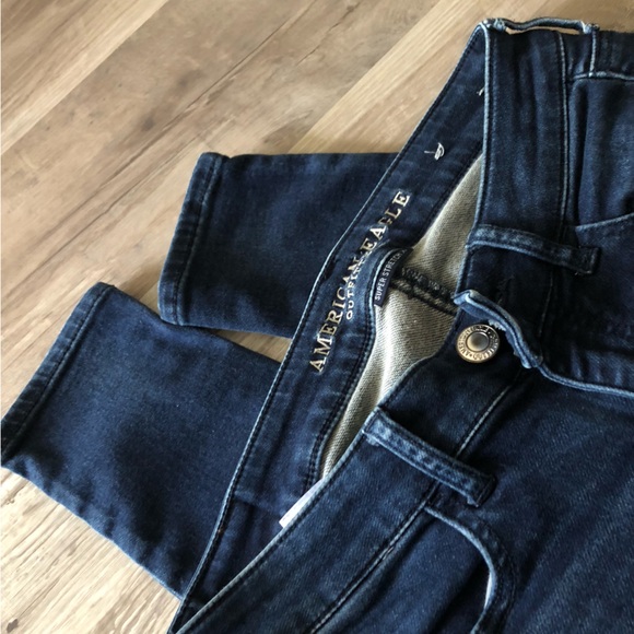 American Eagle Outfitters Denim - American Eagle Super Stretch Dark Blue Jeans 4